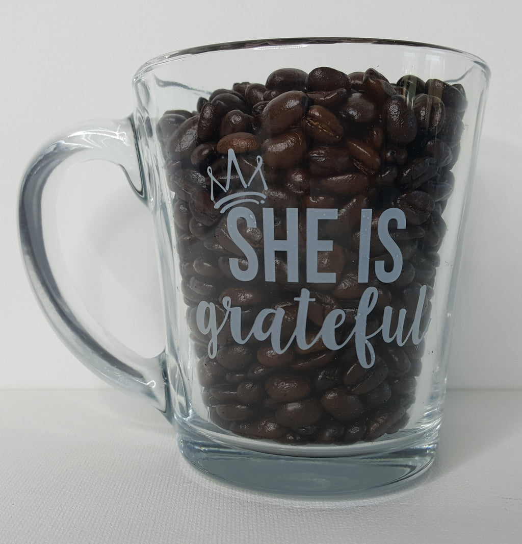 SHE IS Grateful Mug